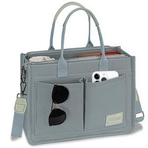 XL Grey Canvas Work and Travel Tote